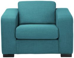 Hygena - New Ava - Fabric Chair - Teal